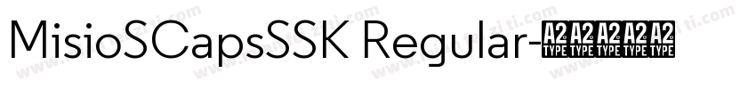 MisioSCapsSSK Regular字体转换